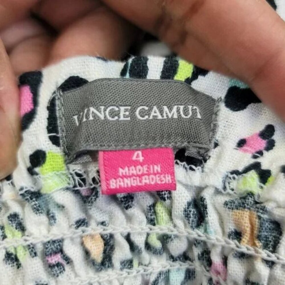 Vince Camuto Animal Print Romper Size 4 - Picture 5 of 7